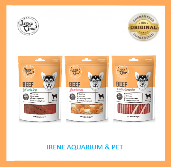 Jerky Time Beef Dog Treats 80g Lazada