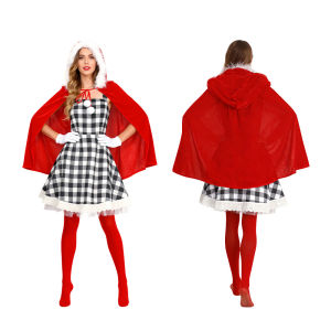 ซินดี้ สัตว์ประหลาดคริสต์มาสใหม่ cos ชุดแสดงของขวัญคริสต์มาส cosplay ชุดฮาโลวีนสำหรับเด็กและผู้ใหญ่