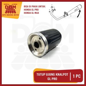 Tutup Ujung Knalpot GL Pro (PSP) Cover Tameng Penutup Pelindung Ujung Kenalpot Honda GL Max Neotech