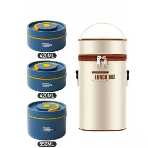 304 Stainless Steel Vacuum Insulated Lunch Jar Food Flask –Thermal Bento Keeps Food Hot Leakproof Soup Thermo Container2026
