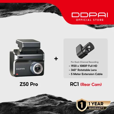 NEW DDPAI Z50 Pro 4K UHD Dual Wi-Fi6 5GHZ ADAS Super NightVisin Dash Cam with 4G Connectivity GPS