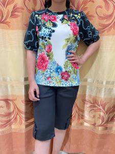 Setelan Scuba Wanita Remaja: Bahan Scuba Premium Motif