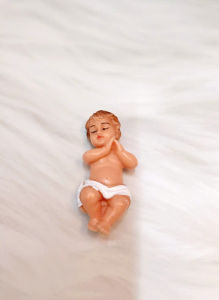 Tượng Nhựa Mini Hình Chúa Hài Đồng 6cm Trang Trí Giáng Sinh Quà Tặng Sưu Tầm