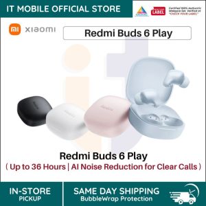 Redmi Buds 6 Lite / 6 Play | 12.4mm titanium-diaphragm | Up to 40dB wide frequency | Noise-Cancel