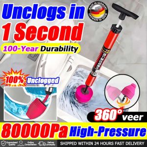 【SG seller 】high-pressure toilet plunger toilet pump drain declogger toilet bowl plunger drain plunger toilet clog remover drain clog remover toilet bowl declogger 马桶疏通