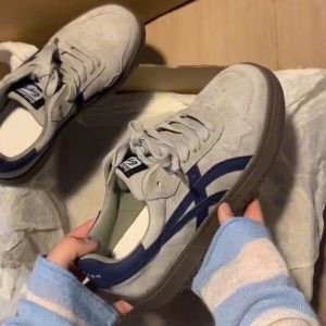 Sub star De Xun Retro Versatile Casual Sneakers 2025 Autumn New Womens Shoes Lade Thick-Soled Khaki Popular Casual Shoes