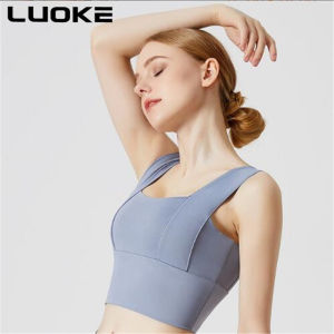 Luokeกีฬาเสื้อผู้หญิงมืออาชีพความเข้มสูงแห้งเร็ววิ่งเต้นรำการฝึกอบรมการออกกำลังกายโยคะเสื้อกั๊กชุดชั้นในออกกำลังกายกีฬาชุดชั้นในผู้หญิงกันกระแทก