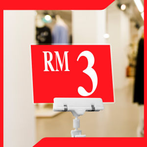 [MOQ 2 PCS CAN MIX] PRICE TAG for DISPLAY - Printed Price  Label Tag Card / RM PRICE TAG / Laminated Ready / A5 Size / Ready Stock.   Orders with fewer than 2 pcs will not be processed.