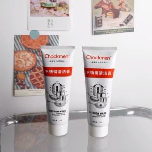 Kem Tẩy Rửa Inox Chockmen 120g - Đánh Bay Vết Cháy Làm Sáng Nồi Chảo Không Ăn Mòn Sạch Như Mới