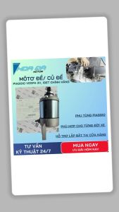 Mô Tơ Đề/ Củ Đề/ Motor Đề Xe Piaggio Vespa 3V 3VIget Chính Hãng  Vespa Sprint Primavera Liberty Medley GTS LX...