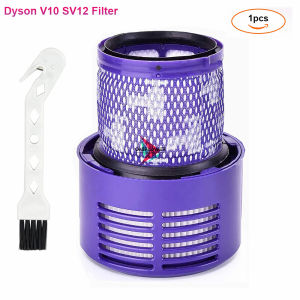 2Pack V10 Filter for Dyson V10 Animal V10 Absolute V10 Total Clean V10 Cyclone SV12 Cordless Vacuum Filter Replacement Filters Parts Spares Washable Replace Part # 969082-01 & 96908201
