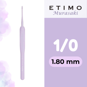 Tulip ETIMO Murasaki เข็มโครเชต์ สีม่วง Made in Japan 🇯🇵 (ราคาต่อ 1 ด้าม)