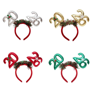 Lấp Lánh năm 2026 hairband đầu phụ kiện carnivals Mũ sắt cho năm mới bên câu lạc bộ đêm tụ họp gia đình
