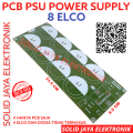 PCB PSU 8 ELCO CAPASITOR KAPASITOR ELKO 8ELCO 8ELKO POWER SUPLY REGULATOR POWER SUPPLY CIRCUIT PAPAN PCB ELCO REG PSU CIRCUIT BOARD PAPAN PCB. 