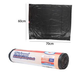 Thicken Trash Bag Kitchen Rubbish Bag Household Kitchen Waste Storage Bag Disposable Drawstring Garbage Bags Black Plastic Trash Bag