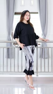 GALERI Oneset Kombinasi Set babydoll terbaru Setelan Jumbo Homie Classy bahan rayon