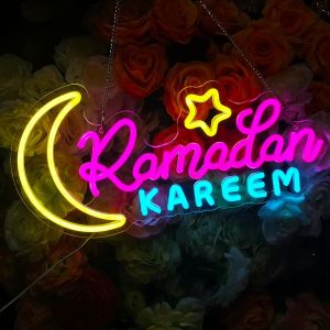 Custom Neon Sign Islamic Eid Celebration Ramadan Wall Decor Ramadan Neon Sign Light Mubarak Sign Ramadan Mubarak Neon Light Sign