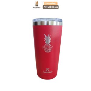 Ly giữ nhiệt 600ml inox 304 Zonorm cao cấp Nắp trượt chông tràn Sơn nhám chống trầy Tặng kèm túi xách ống hút
