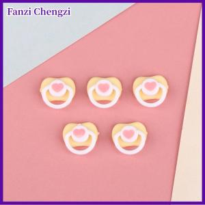 Fanzi 5Pcs Lovely Mini Doll Pacifier Play House Supplies Dummy Nipples For OB11 BJD Doll Baby Dolls Kids Toy Baby Pacifier Accessories