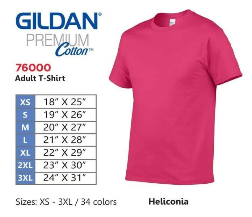 Gildan Premium Cotton Round Neck Premium 7600 - Shirts and Prints Ph