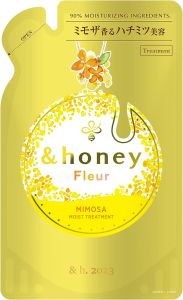 Mùi hương mới Dầu gội Honey Vicrea Organic And Honey Fleur Moist Shampoo gội Kinmokusei & Xã Mimosa/ làm tóc mượttóc ẩm