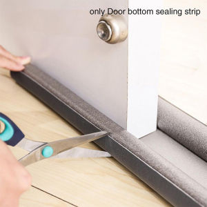 1PCS  Flexible Door Bottom Sealing Twin Draft Dodger Guard Door Stopper Dust Proof Window Weather Strip Acoustic Foam Panel