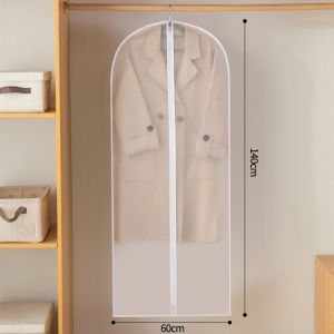 ถุงคลุมเสื้อผ้า ช่วยป้องกันฝุ่น มีซิป ถุงคลุมเสื้อ ใส่สูท กันฝุ่นกันยับ จัดระเบียบตู้เสื้อผ้า กันฝุ่นกันยับ มีซิปใช้งาน