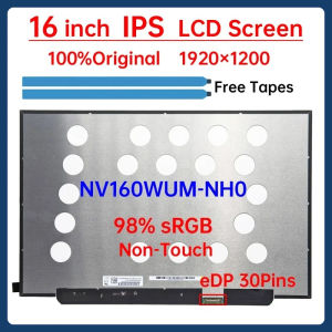 16" Laptop LCD Screen NV160WUM NH0 NV160WUM-NH0 For Huawei Matebook D16 2020 RLEF-16 Display Matrix Panel 1920x1200 eDP 30 Pins