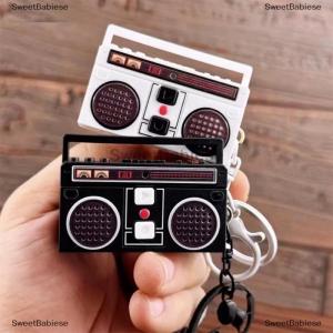 [COD] SweetBabiese Mini Retro ghi Keychain có thể ghi lại và chơi âm nhạc vui vẻ âm nhạc hộp Mặt dây chuyền cá nhân vài món quà