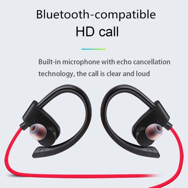 Wireless Bluetooth Earphone Ear-hook Headphone Music Sports Waterproof  Earbuds Game Hands-free Headset - Main Image