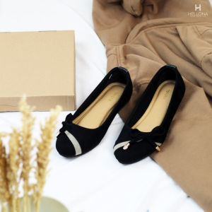 Hellona Geya Flat shoes Wanita Cantik Sol Karet Bisa COD