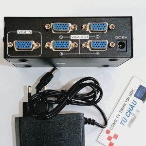 Bộ chia VGA 1 ra 4 / VGA Spliter VGA-2004 (4 Port VGA 200Mhz VGA VIDEO Splitter) (1 Input ra 4 Ouput)