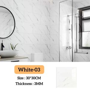 10PCS 30×30cm Marble self adhesive wall paper adhesiv wall decor design kitchen sticker Waterproof