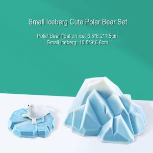 NEPALL Creative Fish Tank Decoration Piece Iceberg Polar Bear Geometric Forest Shark Various Sizes