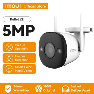 Imou Bullet 2E 5MP Outdoor Camera CCTV Security Camera ip Camera Wi-Fi Human Detectio | Night Vision