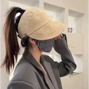Topi Wanita Korea Style Topi Kait Masker Anti UV Topi Olahraga Topi Pantai Wanita