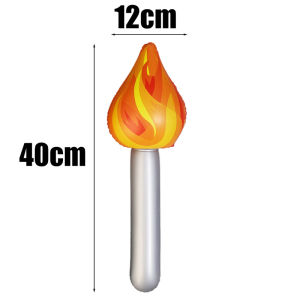 คบเพลิงเป่าลม5/10ชิ้นแท่งบอลลูนของเล่นเปลวไฟสำหรับเล่นเกมกีฬาแนวปารีสลูกโป่งอุปกรณ์ตกแต่งเพื่อการแสดงอุปกรณ์การตกแต่งงานปาร์ตี้ DIY