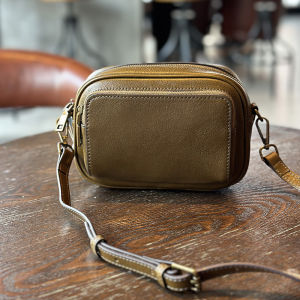 BeeGreen กระเป๋าสะพายไหล่สำหรับเด็กผู้หญิงแฟชั่นการออกแบบกล้องหนังแท้กระเป๋าใส่โทรศัพท์มือถือกระเป๋าสะพายคุณภาพสูง