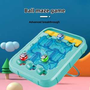 Mainan Edukasi Latihan Anak Bermain 3D Ball Maze Magic Game Puzzle