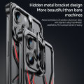 Armor Spider Phone Case for Apple iphone 15 Pro Max 14 Pro 13 Case Military Grade Drop Protection Kickstand Bracket Case Heavy Duty Aluminium Alloy Metal Bumper Shockproof Dustproof Naked Bald iphone Cover. 