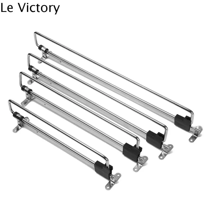 Extending Retracting Rails LE VICTORY Retractable Iron Space Saving Heavy Duty Sliding Rail ...
