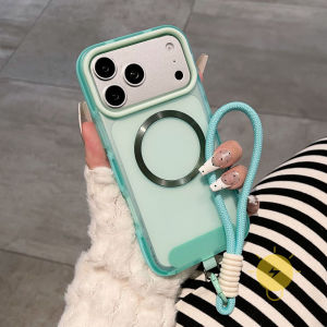 For iPhone 16 Pro Max Case Magnetic Matte TPU Translucent Phone Case For iPhone 15 Cover 手机壳 Aesthetic Korean Cute