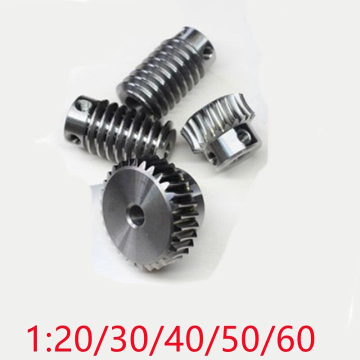 1m Worm Gear Drive 120/30/40/50/60 Speed Ratio 40cr High Quality Precision Worm 6/8/10mm
