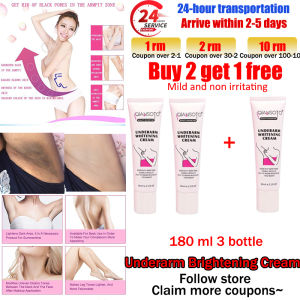 Whitening cream  Bleach cream  腋窝亮肤霜 60ml  Brighten the skin Perawatan fisik  Lepaskan kulit gelap  Putih dan Menyukur