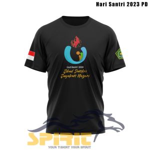 Baju Selamat Hari Santri 2023 Jihad Santri Jayakan Negeri Kaos Santri 2023 Lengan Pendek Katun Combed 24s Premium All Color