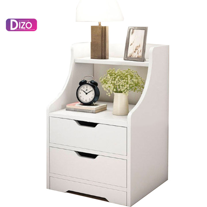 Dizo ข้างเตียงE2-3A ตู้เก็บของ ชั้นไม้อเนกประสงค์ โต๊ะข้างเตียง ตู้ ...