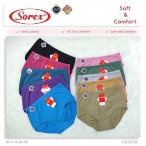 CD SOREX 0730 WANITA TINGGI MAXI KATUN SIZE L EL QL EQL - YT COLLECTION