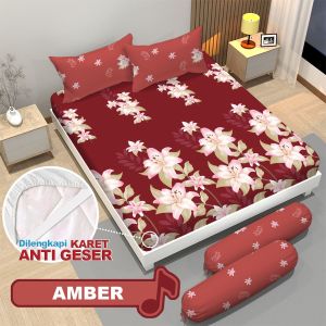 Sprei Viona by Bonita Ukuran 160x200 Queen Tinggi 25