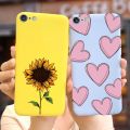 For iPhone 6 / iPhone 6S / iPhone 6 Plus / iPhone 6S Plus Case Cute Sunflower Soft Silicone Case For Apple iPhone 6 6S 6 Plus Casing. 