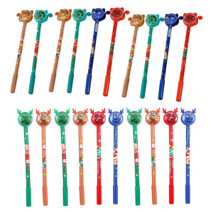 10pcs Giáng sinh Bút mực nước 0.5mm mũi kim nhanh khô gel mực bút viết chữ Lưu ý chụp nhật ký văn phòng cung cấp trường học